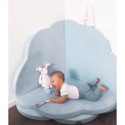 Saltea Norisor Pentru Joaca Din Spuma, Catifea Blue, 160x160cm Pjbmata020