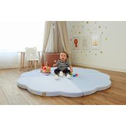 Saltea Norisor Pentru Joaca Din Spuma, Catifea Blue, 160x160cm Pjbmata020