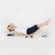 Balance Board - Placa De Echilibru Din Lemn Natur Pentru Copii, Meowbaby Pjb89941