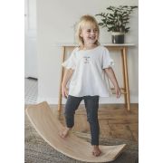 Balance Board - Placa De Echilibru Din Lemn Natur Pentru Copii, Meowbaby Pjb89941