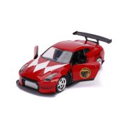 MASINUTA METALICA POWER RANGERS 2009 NISSAN GT-R R35 SCARA 1 LA 32 VIV253252009