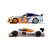Pista masinute Gulf Racing 484 cm traseu masinute Gulf LMP vs GT Gulf - SOLSXC1384P