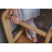 Inaltator Learning Tower Ajustabil, Ajutor De Bucatarie Meowbaby  , Lemn Natur Pjbkh01002