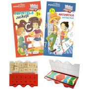 Set joc educativ LUK, varsta 7 ani, Matematica si limba romana Editura Kreativ EK6153 BBJEK6153_Initiala