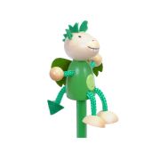 Creion cu figurina lemn Dragonul Verde Fiesta Crafts FCP-5165 BBJFCP-5165_Initiala