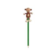 Creion cu figurina lemn Maimutica Fiesta Crafts FCP-5071 BBJFCP-5071_Initiala