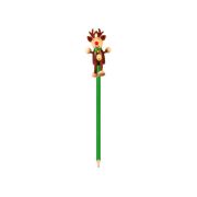 Creion cu figurina lemn Ren Fiesta Crafts FCP-5166 BBJFCP-5166_Initiala