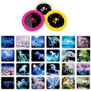 Lanterna proiector cu 3 diapozitive Unicorni Bambinice BN020 BBJBN020_Initiala