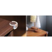 Set 4 aparatori din silicon pentru colturi Iso Trade MY6698 BBJMY6698_Transparent