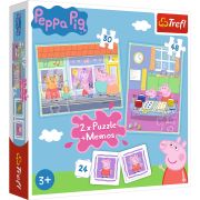 PUZZLE TREFL 2IN1 MEMO PEPPA PIG VIV90600