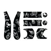Set Stickere Liki Trike B&W Cool Sketch ERFSP555-99-022-000