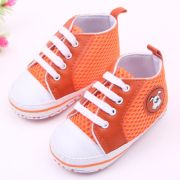 Tenisi orange - White dog - MD1647-1-rn.3-6 luni