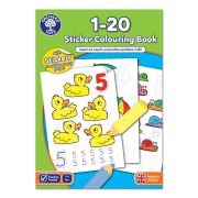 Carte de colorat cu activitati in limba engleza si abtibilduri 1 - 20 - ORCB08
