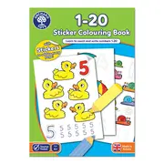 Carte de colorat cu activitati in limba engleza si abtibilduri 1 - 20 - ORCB08