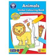 Carte de colorat cu activitati in limba engleza si abtibilduri Animale ANIMALS - ORCB01