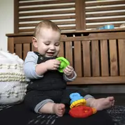 Baby Einstein - Jucarie multisenzoriala si de dentitie Stacking Teether BBB12356