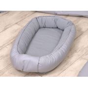 Amy - Suport De Dormit Babynest, Reversibil, 70x45 Cm, Pure Tricot Gri Pjb80590