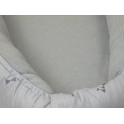 Amy - Suport De Dormit Babynest, Reversibil, 70x45 Cm, Pure Tricot Gri Pjb80590