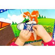 Carticica cu activitati Piqipi - Quiet book Puppy Edition - SOLPIQ9499