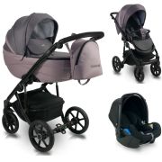Carucior Copii 3 In 1, Reversibil, Complet Accesorizat, 0-36 Luni, Bexa Ideal 2020 Soft Purple Pjbideal2020-id04