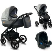 Carucior copii 3 in 1, reversibil, 0-36 luni, BEXA ULTRA 2.0 DARK GREY PJBUltra2.0-U07B