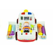 Hola Toys - Ambulanta cu accesorii, cu lumini si sunete BYN1818962719262