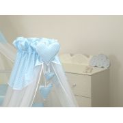 Amy - Baldachin Din Tul, Bear Heart Blue, 600x160 Cm Pjb68864