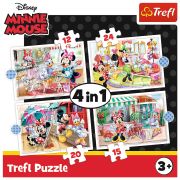 PUZZLE TREFL 4IN1 MINNIE MOUSE SI PRIETENII EI VIV34355