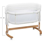 BabyGo - Patut co-sleeper 2 in 1 Amila, Creme BBBBGO-4151