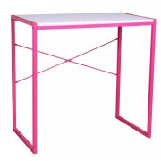 Birou pentru copii gn, cadru metalic, pal melaminat, 78x46x76 cm, roz drm4652