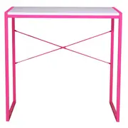 Birou pentru copii gn, cadru metalic, pal melaminat, 78x46x76 cm, roz drm4652