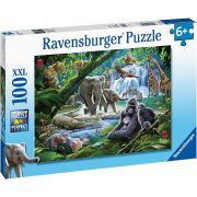 PUZZLE ANIMALE DIN JUNGLA, 100 PIESE - ARTRVSPC12970