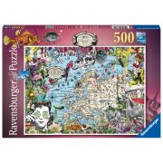 PUZZLE HARTA EUROPEI, 500 PIESE - ARTRVSPA16760