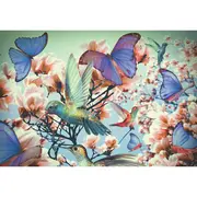 PUZZLE PASAREA COLIBRI, 300 PIESE - ARTRVSPA12969