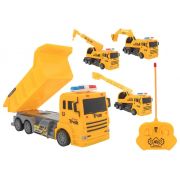 Camion constructie cu telecomanda Globo Trucks cu lumini si 4 functii - SOLGL39704