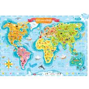 Puzzle Descopera lumea - Tinerii exploratori, 168 piese, 98x68cm Banana Panda BP33672 BBJBP33672_Initiala