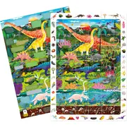 Puzzle Dinozauri 60 piese, 48x68cm Banana Panda BP49112 BBJBP49112_Initiala