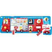 Puzzle Masina de pompieri, 23 piese, 98x33cm Banana Panda BP49044 BBJBP49044_Initiala