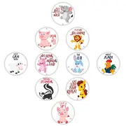 Set 20 Stickere milestone Funny pentru Fotografii Memorabile cu copilul dvs, pretaiate, 15 cm Baby Milestone Stickers