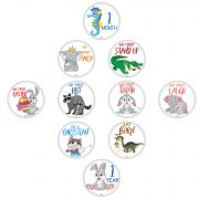 Set 20 Stickere milestone pentru Fotografii Memorabile cu copilul dvs - Baby Milestone Stickers 15 cm, model My First, Pre-Cut