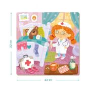 Puzzle 4 in 1 - meserii (12, 16, 20, 24 piese)