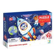 Puzzle - calatorie prin spatiu (30 piese)