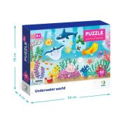 Puzzle - distractie cu animalute marine ( 60 piese)