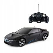 MASINA CU TELECOMANDA BMW i8 NEGRU CU SCARA 1 LA 18 VIVRas59200_Negru