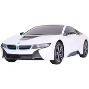 MASINA CU TELECOMANDA BMW i8 SCARA 1 LA 18 VIVRas59200_Alb