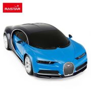 MASINA CU TELECOMANDA BUGATTI CHIRON ALBASTRU CU SCARA 1 LA 24 VIVRas76100_Albastru