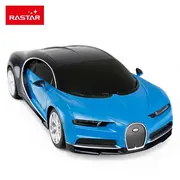 MASINA CU TELECOMANDA BUGATTI CHIRON ALBASTRU CU SCARA 1 LA 24 VIVRas76100_Albastru