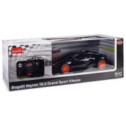 MASINA CU TELECOMANDA BUGATTI GRAND SPORT VITESSE NEGRU CU SCARA 1 LA 18 VIVRas53900_Negru