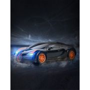 MASINA CU TELECOMANDA BUGATTI GRAND SPORT VITESSE NEGRU CU SCARA 1 LA 18 VIVRas53900_Negru