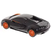MASINA CU TELECOMANDA BUGATTI GRAND SPORT VITESSE NEGRU CU SCARA 1 LA 24 VIVRas47000_Negru